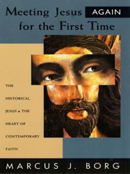 Blue and brown book cover with Jesus' face